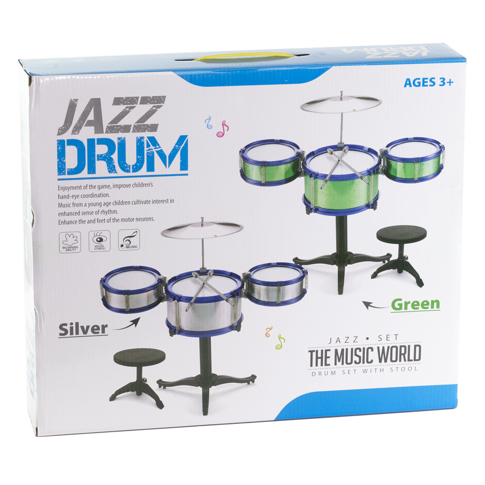 מערכת תופים 4 חלקים + כיסא