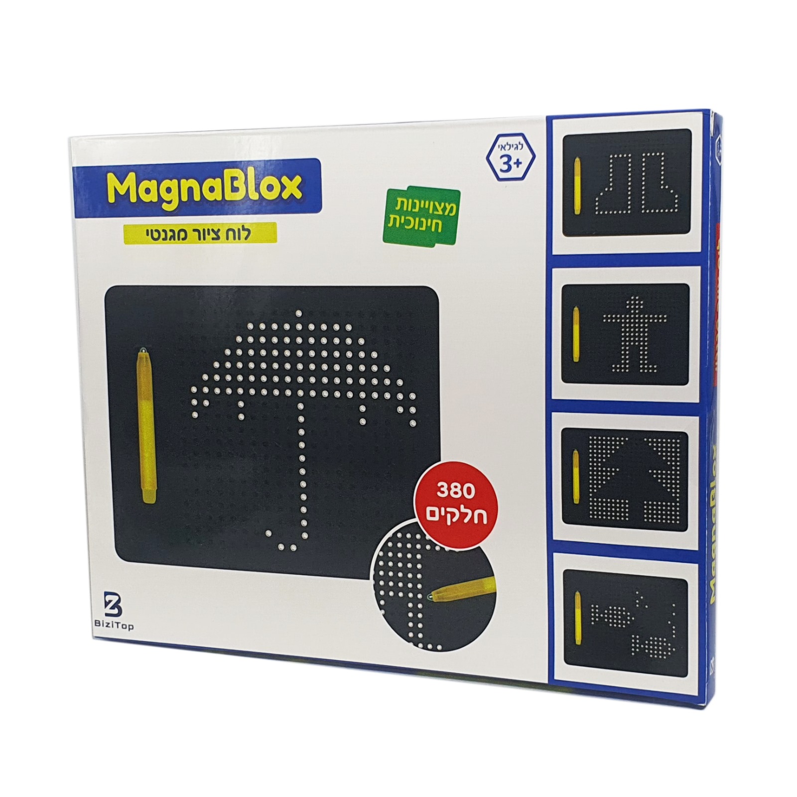 לוח ציור מגנטי - 380 חלקים