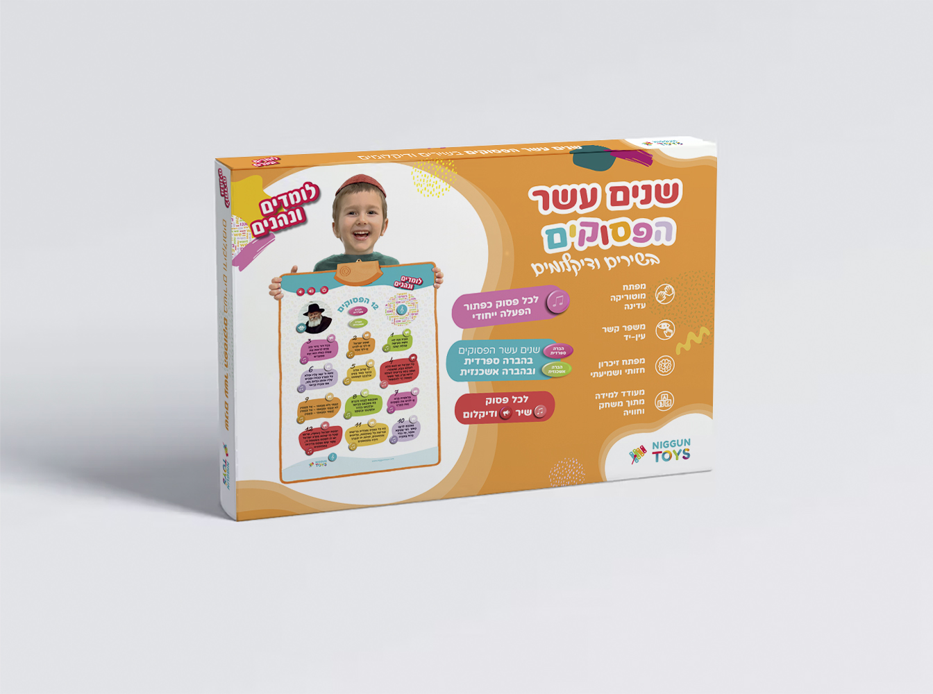 משטח פעילות מוזיקלי - 12 הפסוקים