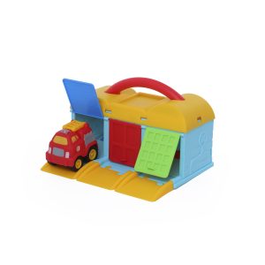 מוסך מכוניות כולל מכונית