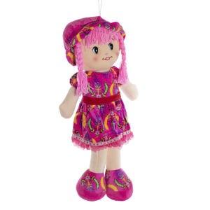 בובה ענקית מבד - ורוד