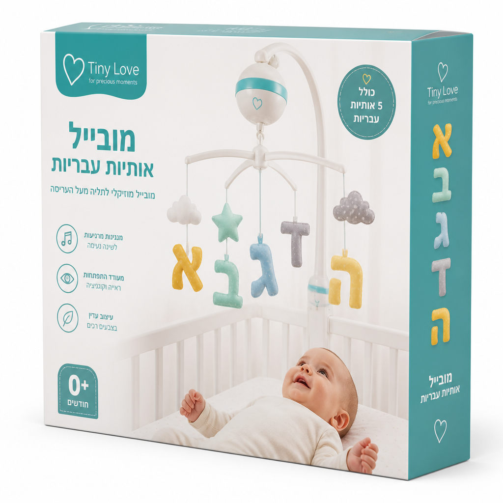 מובייל לתינוק בעיצוב יהודי